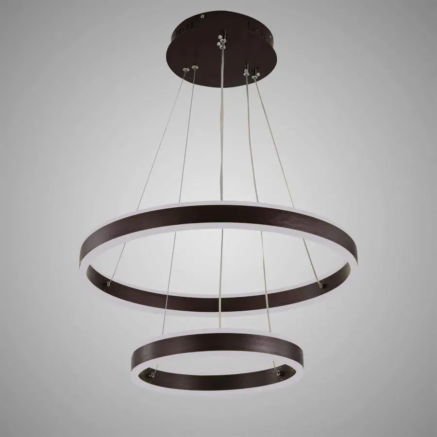 Alessandro Design Olathe lustra LED maro 180W 2 inele