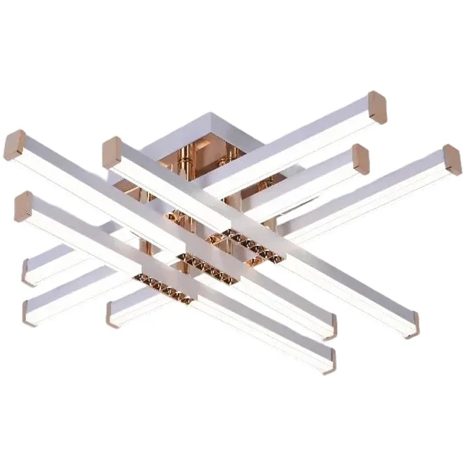 Alessandro Design Axial 83W lustra LED alba 6 brate