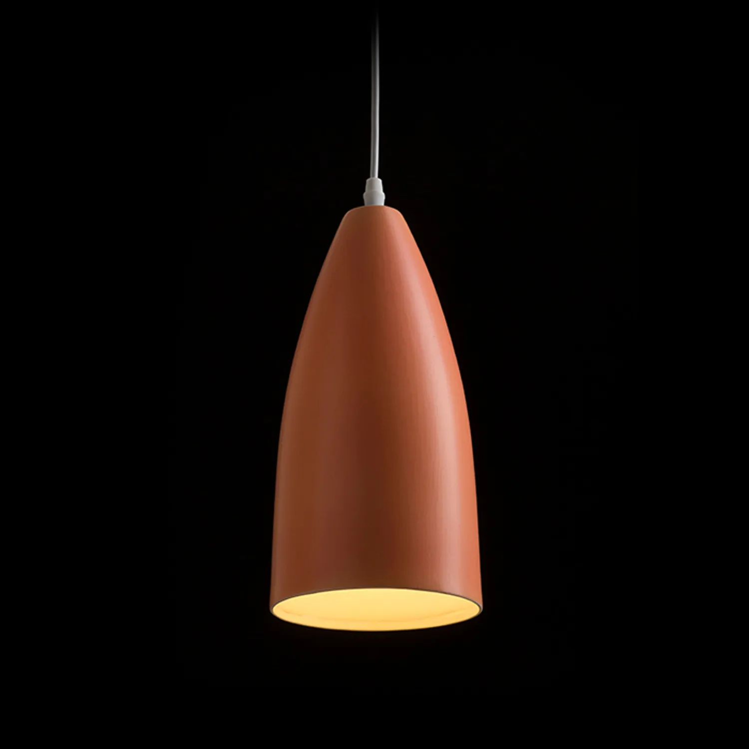 Rendl Tutti pendul ceramic portocaliu E27