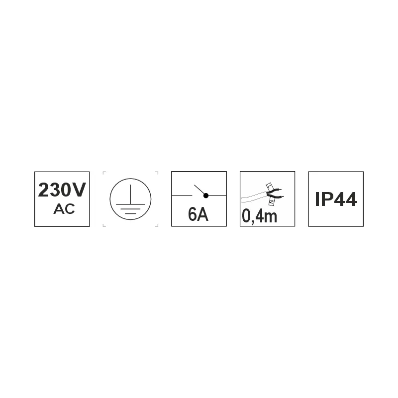 Furnika Euro Box priza incastrata IP44 cu capac