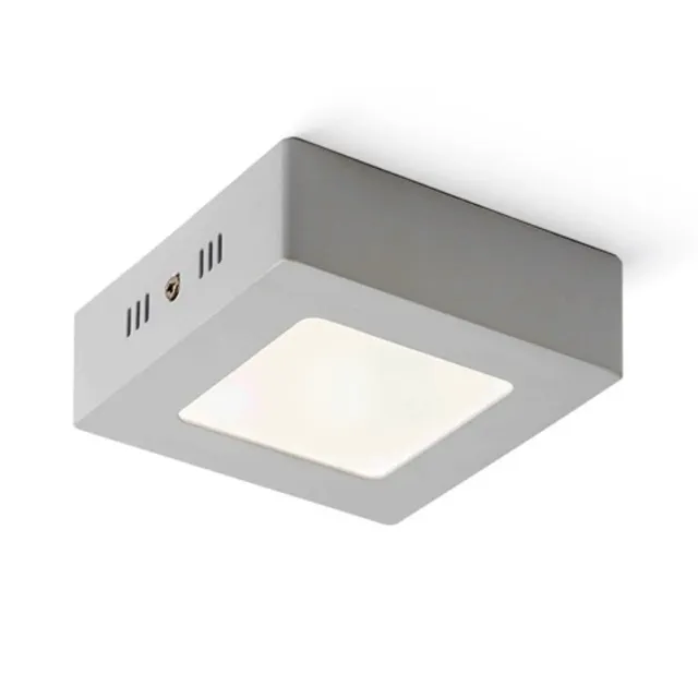Rendl Slender SQ 12 plafoniera LED nichel mat subtire