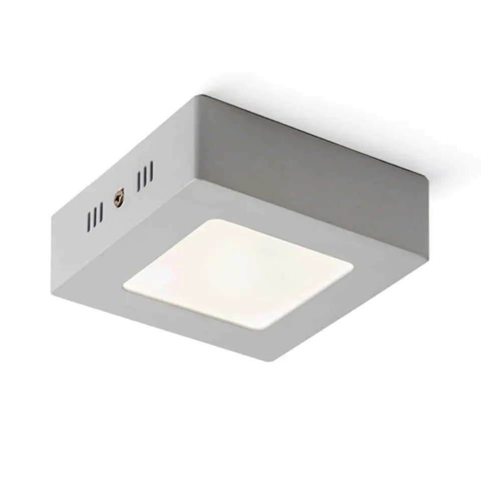 Rendl Slender SQ 12 plafoniera LED nichel mat subtire