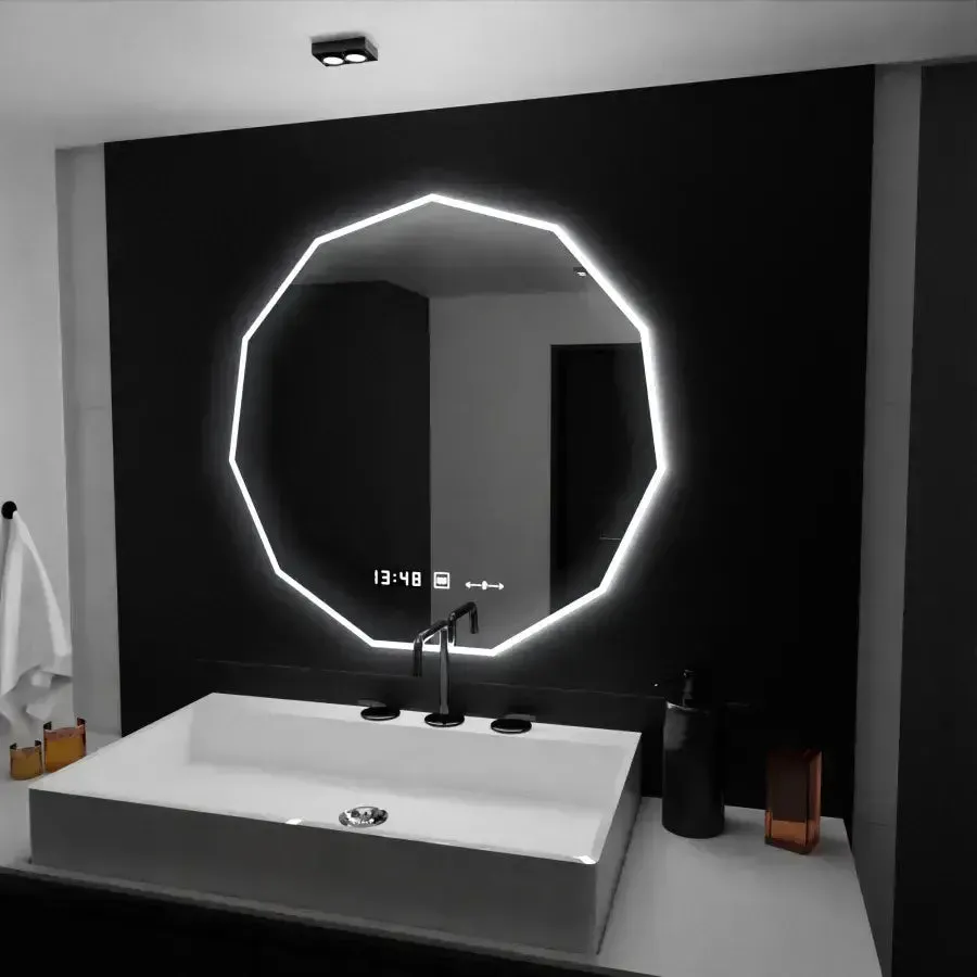Alessandro Design Poligon Marcello oglinda LED 60cm senzor