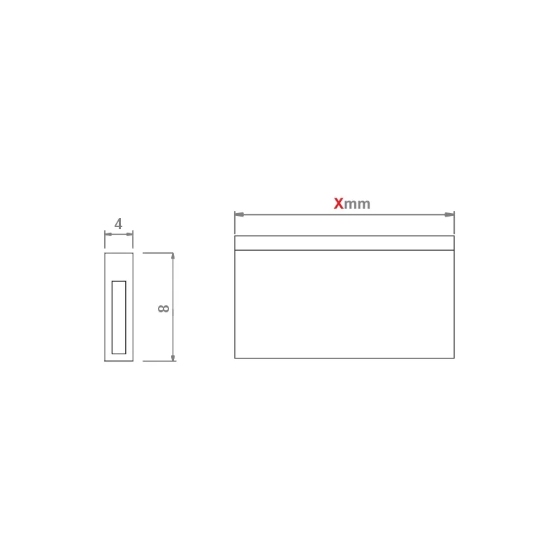 Furnika Neon 4x8 Flex bandă LED silicon
