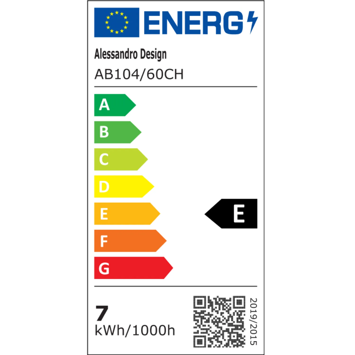 Alessandro Design COMO aplica LED 7W crom pentru baie