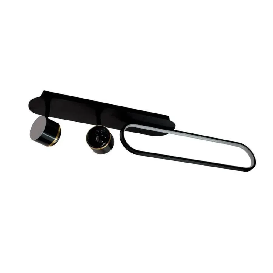 Alessandro Design Meissun lustra LED 44W neagra