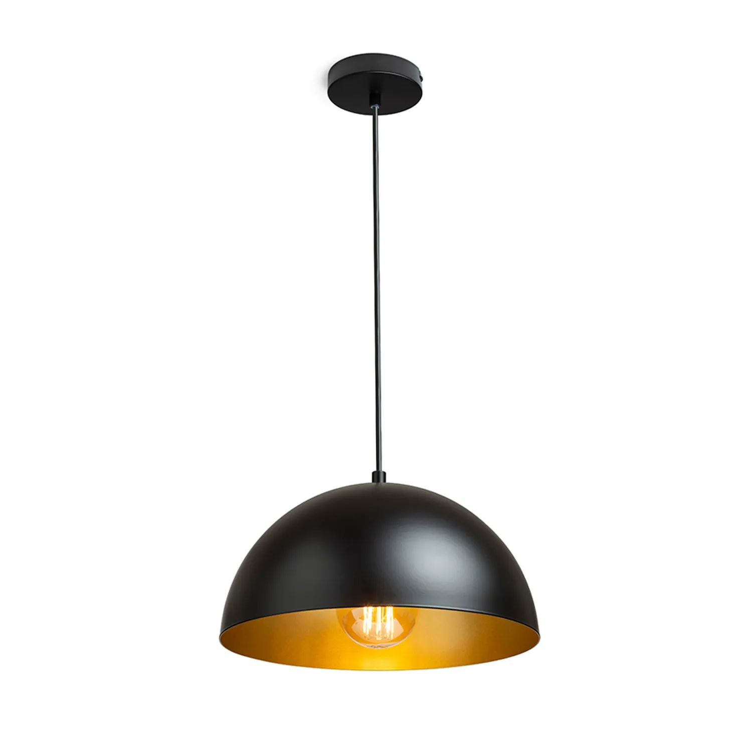 Rendl Gladys 30 lustra suspendata negru alb E27