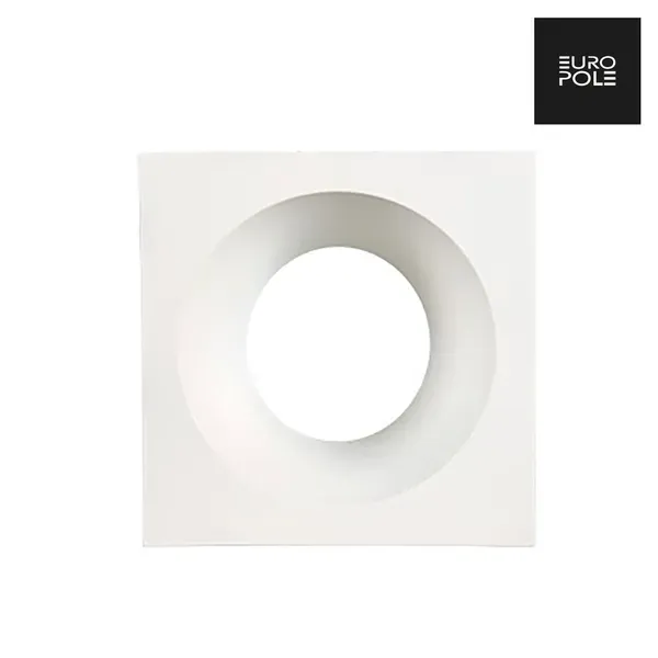 Aurora LED UP ramă pătrată alb mat 82x82mm