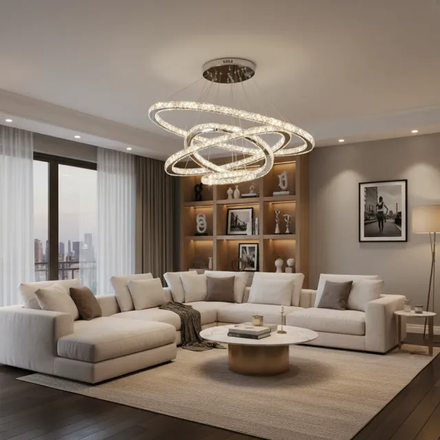 Alessandro Design PRISM Luminis candelabru LED 210W 4 cercuri