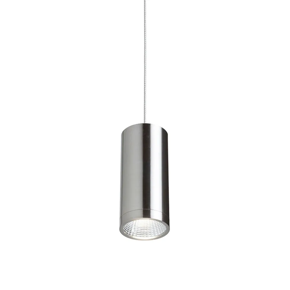 Rendl Light Studio Bogard pendul nichel mat LED cilindru