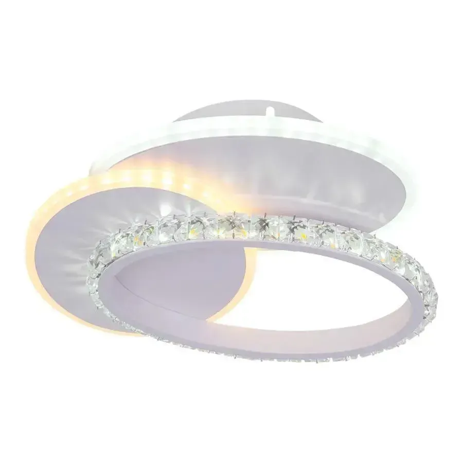 Alessandro Design HOLLANCE lustra LED 24W alba 3 elemente