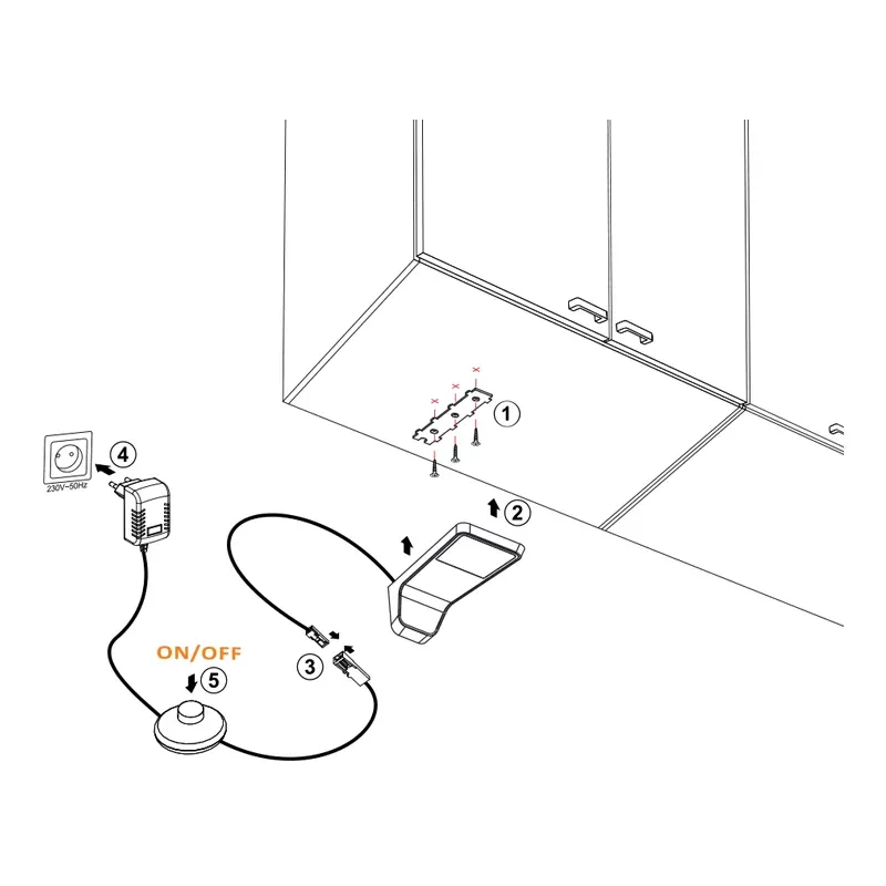 Furnika Lena II corp de iluminat LED pentru mobilier