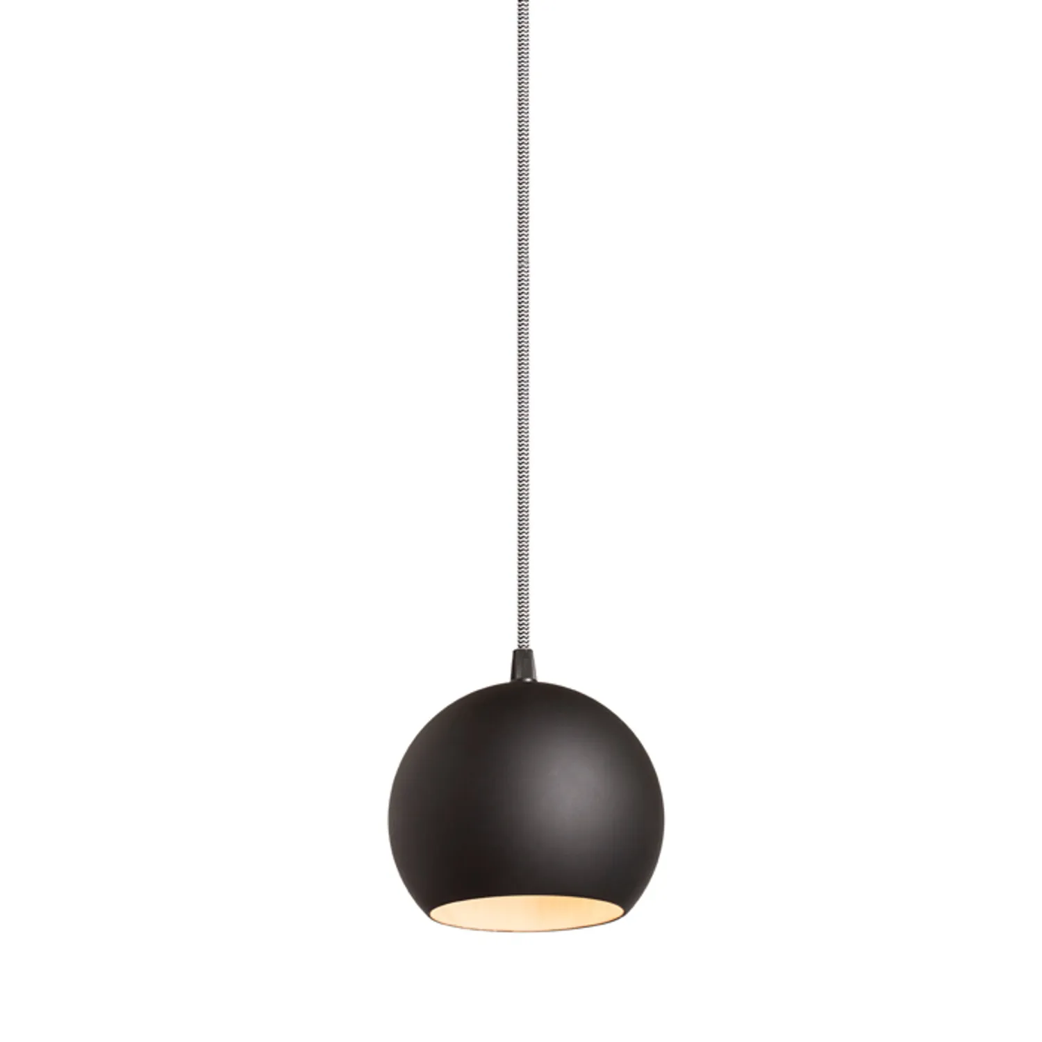 Rendl Light Studio Copa pendul sticlă opal negru