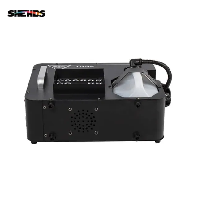 Shehds 1500W 24x9W mașină de fum cu LED RGB