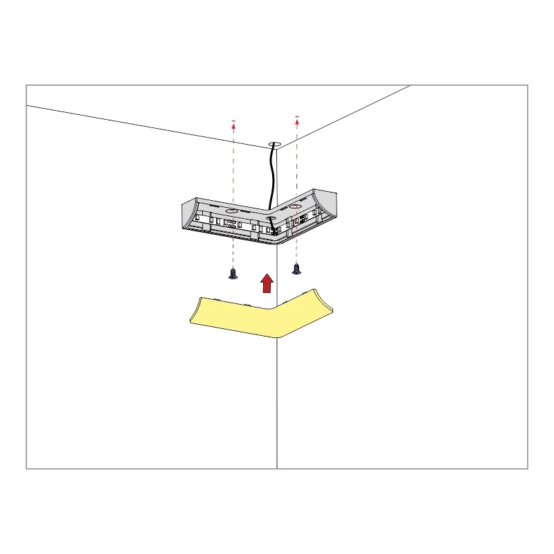 Furnika QUAD Quad-C distribuitor LED 4 cai
