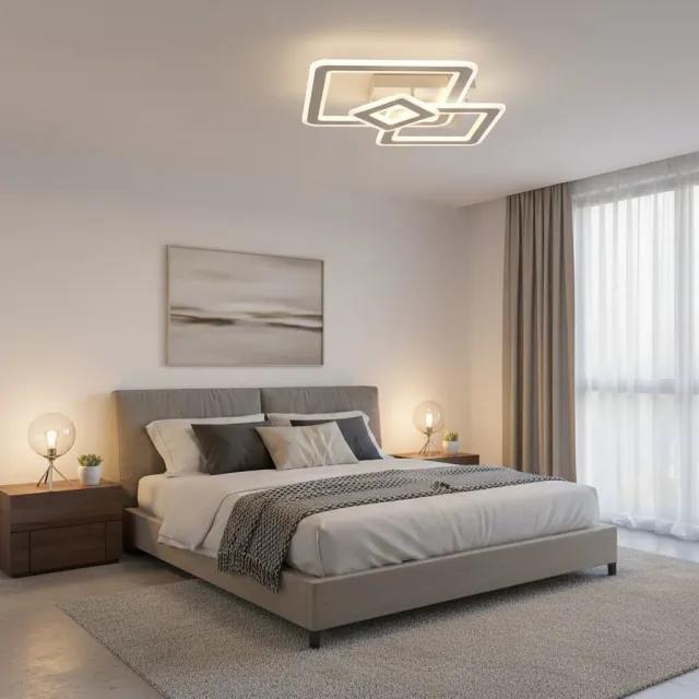 Alessandro Design Horetensia lustra LED 116W alba dimabila