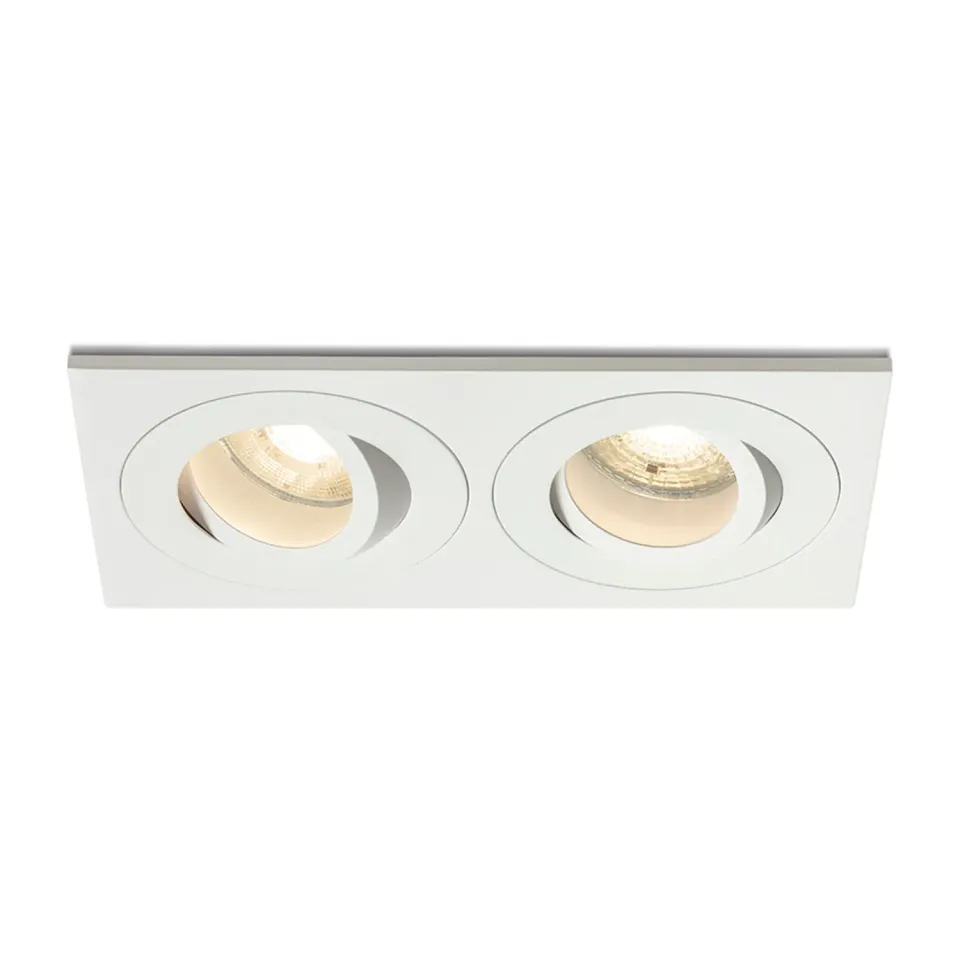 Rendl Galo II spot încastrat dublu alb GU10 baie