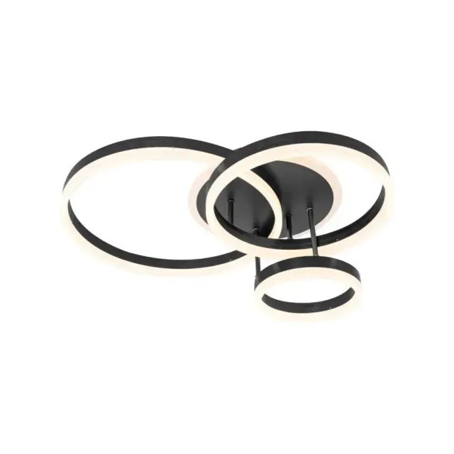 Alessandro Design LYRA lustra LED neagra 100W dimabila