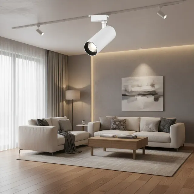 Alessandro Design proiector LED sina alb 19W 6000K