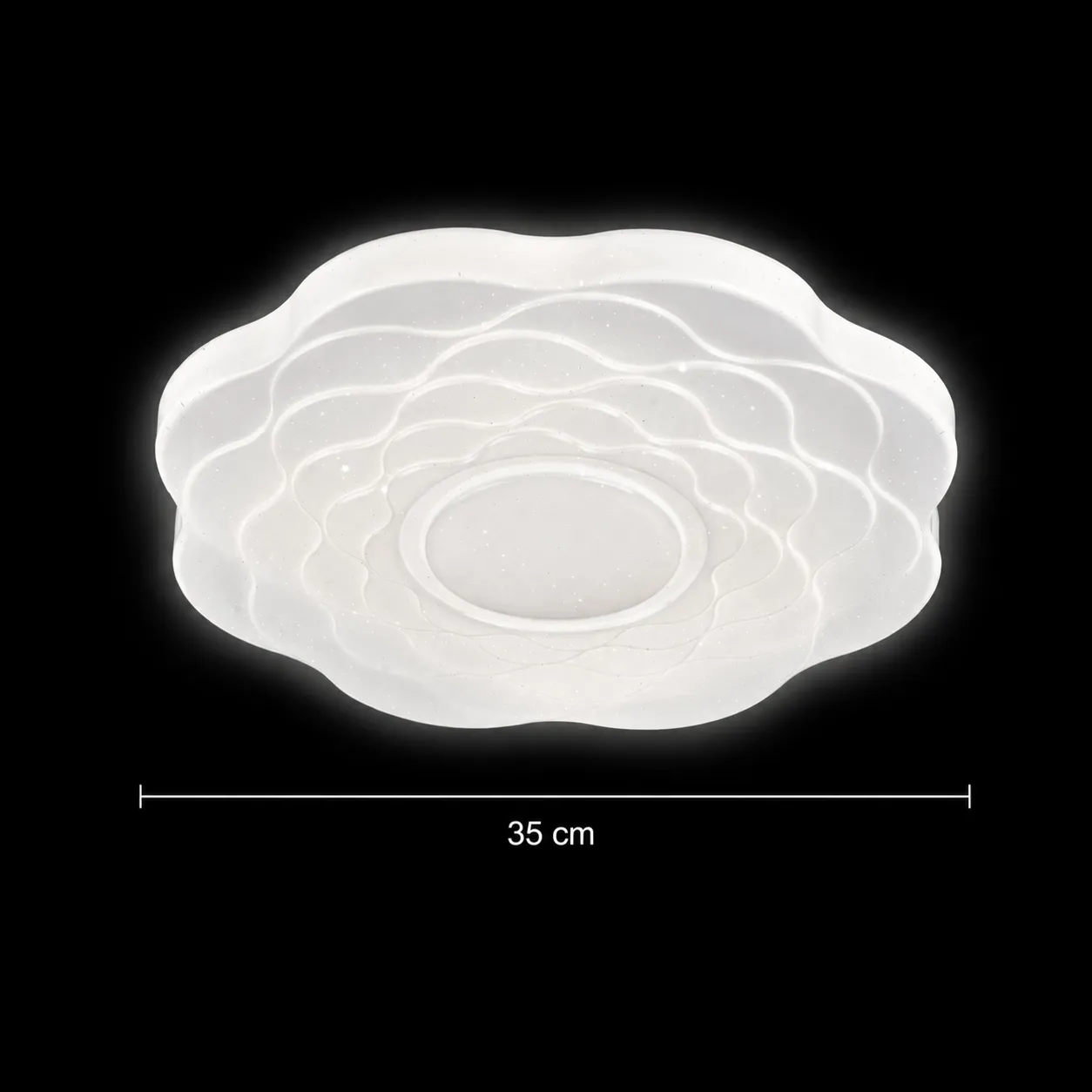 Alessandro Design Flower plafoniera LED 35cm 32W alba