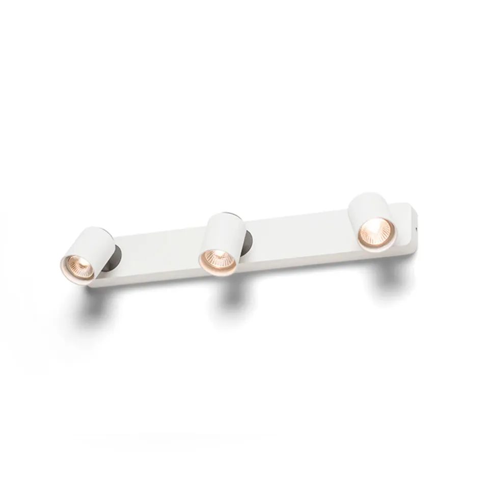 Rendl Dugme III spot alb antracit metal