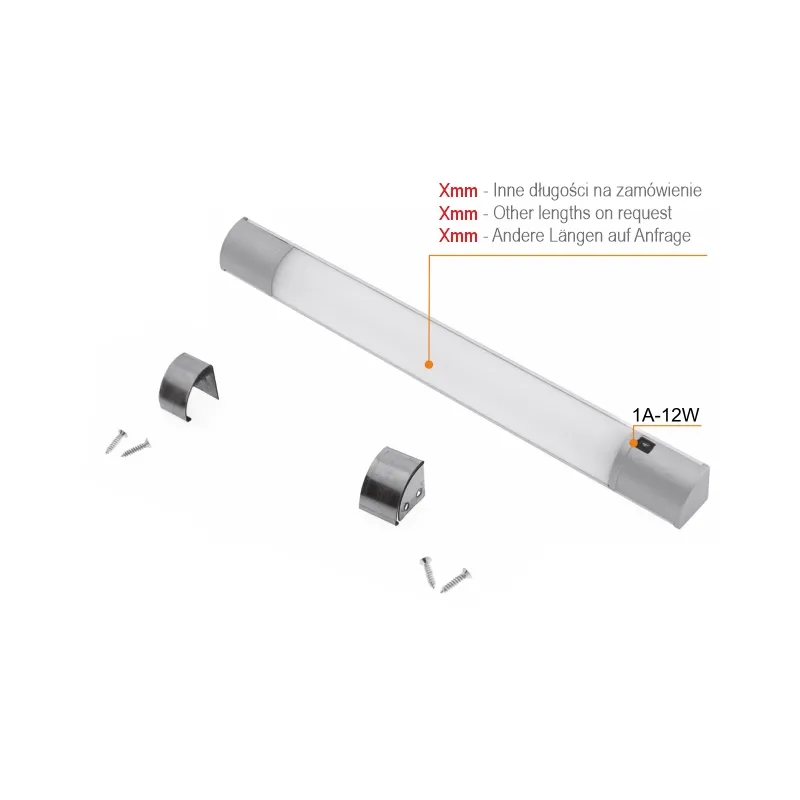 Furnika Rondo S profil LED rotund