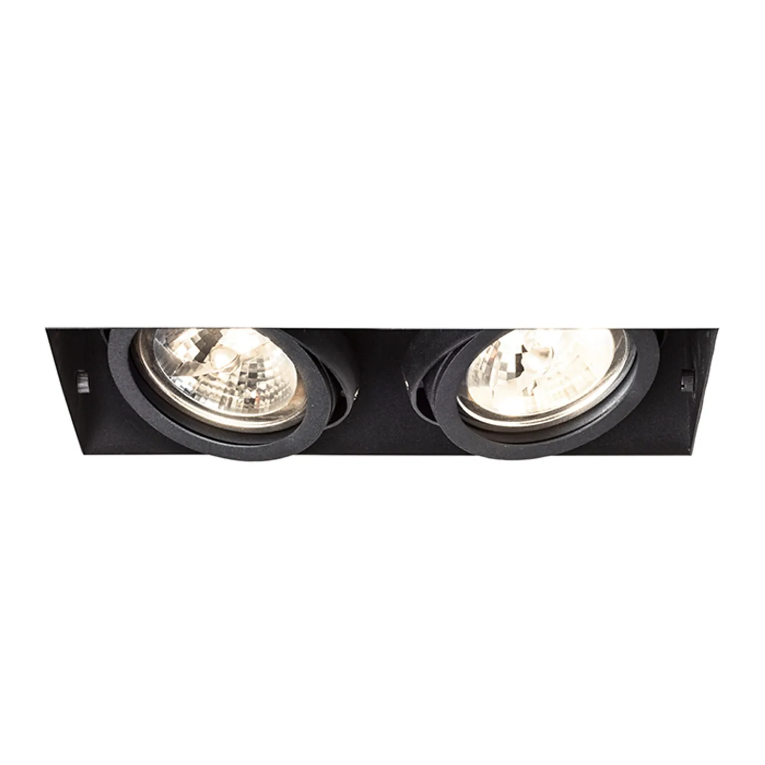 Rendl Electra II G53 spot incastrat dublu negru 12V