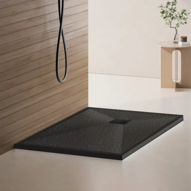 Alessandro Design cadita dus 80x120 cm gri inchis slim 3 cm