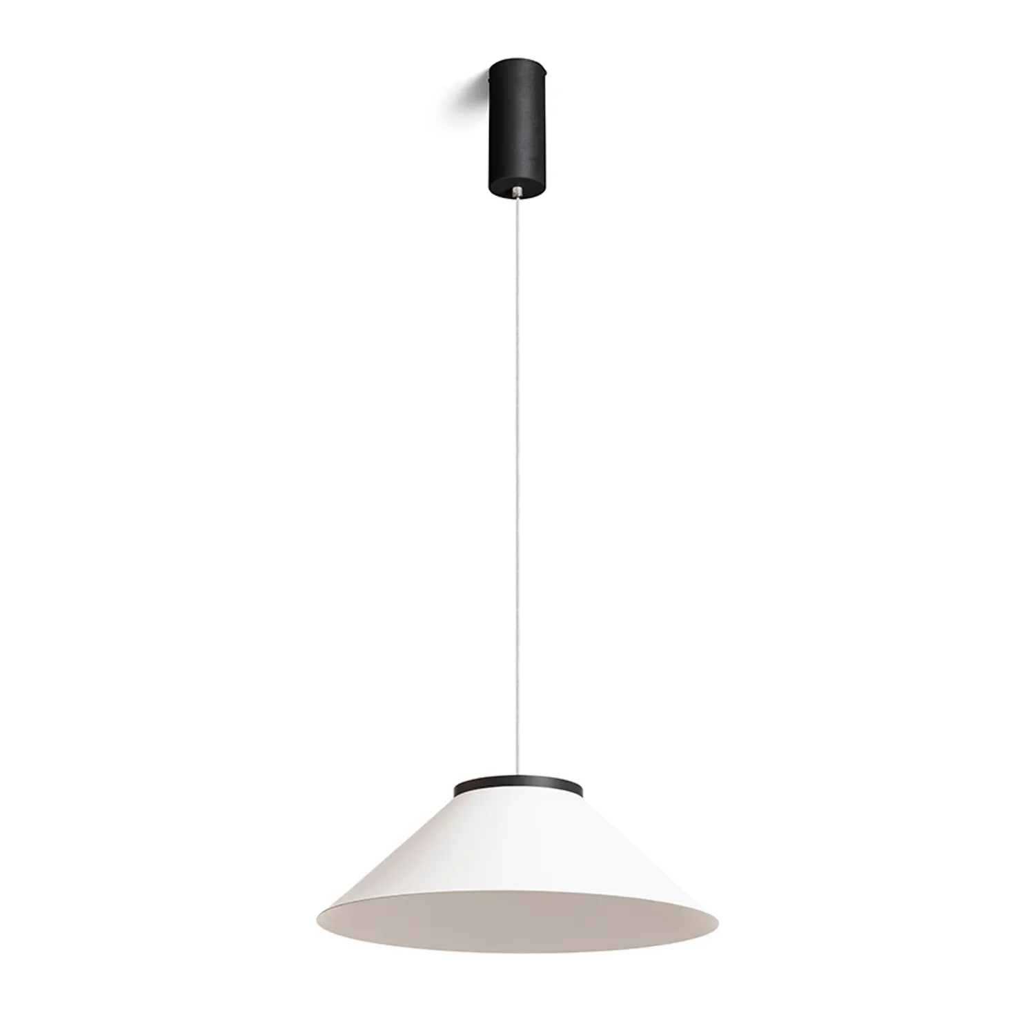 Rendl Light Studio Sfera pendul LED negru-alb up-down