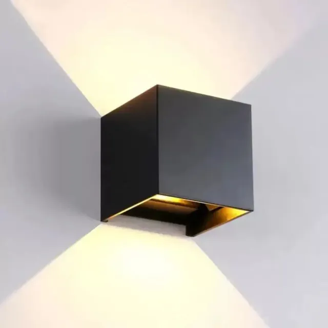 Alessandro Design Aryan 10W aplică exterior neagră lumină caldă