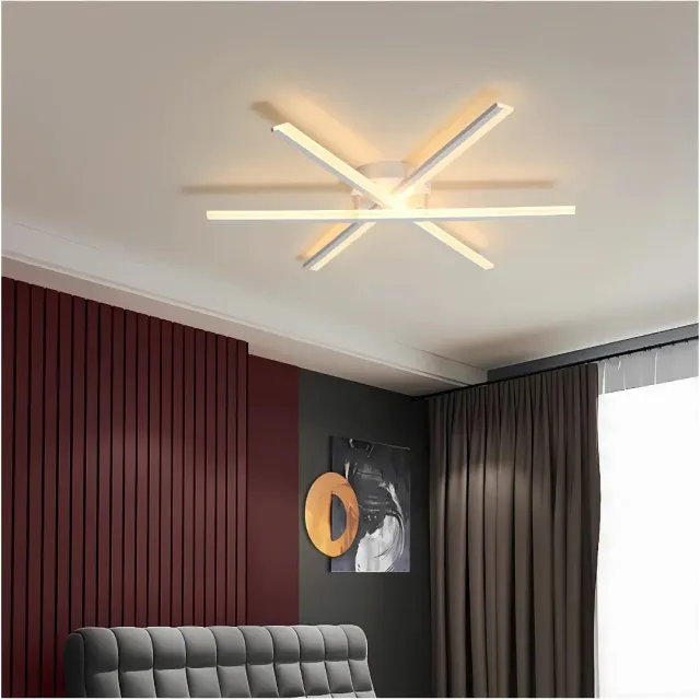 Alessandro Design Zoe lustra LED 40W alba dimabila