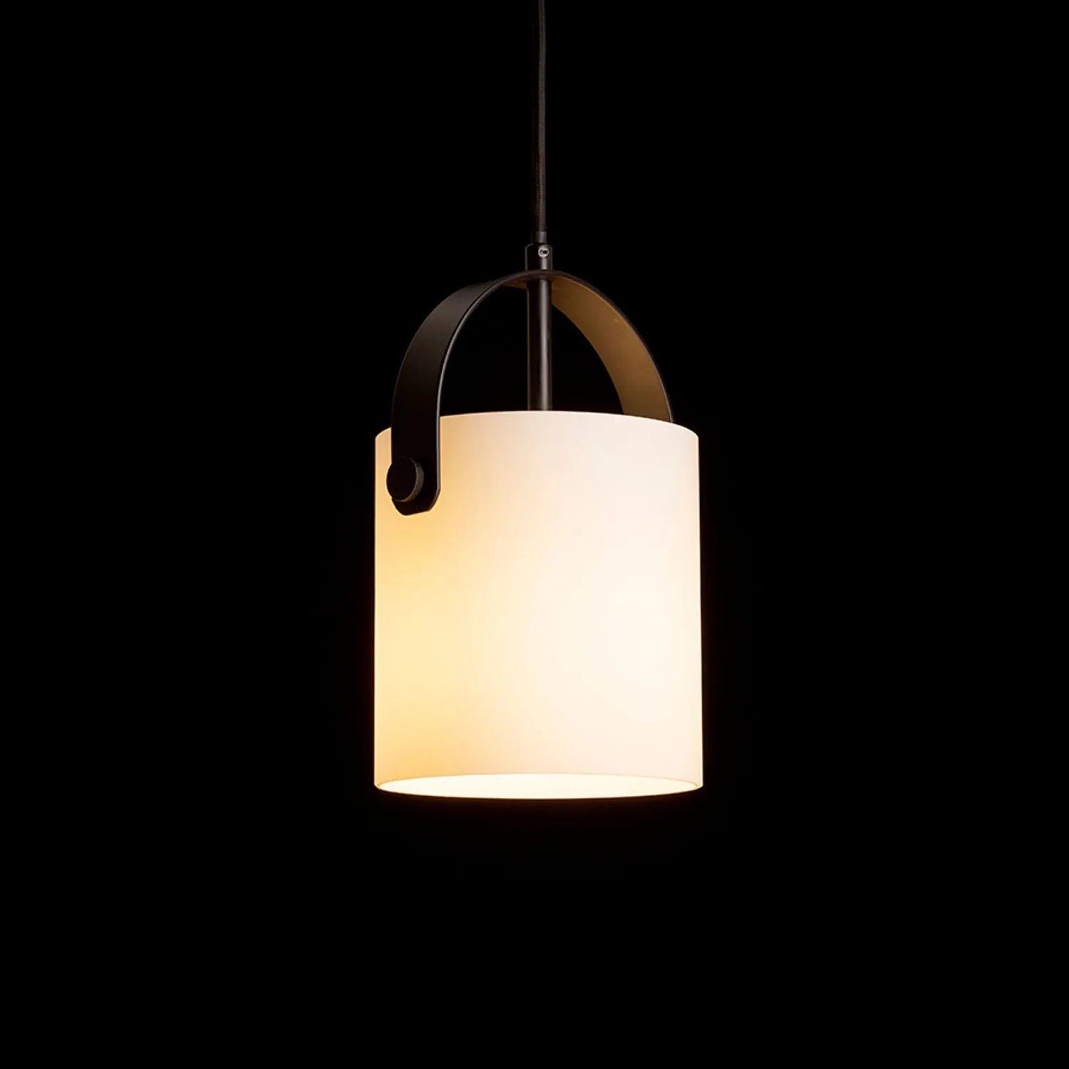 Rendl Julietta 16 pendul sticlă opal negru