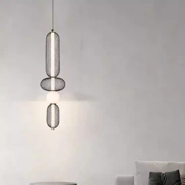 Alessandro Design LM551/4BK lustra LED suspendata neagra 24W