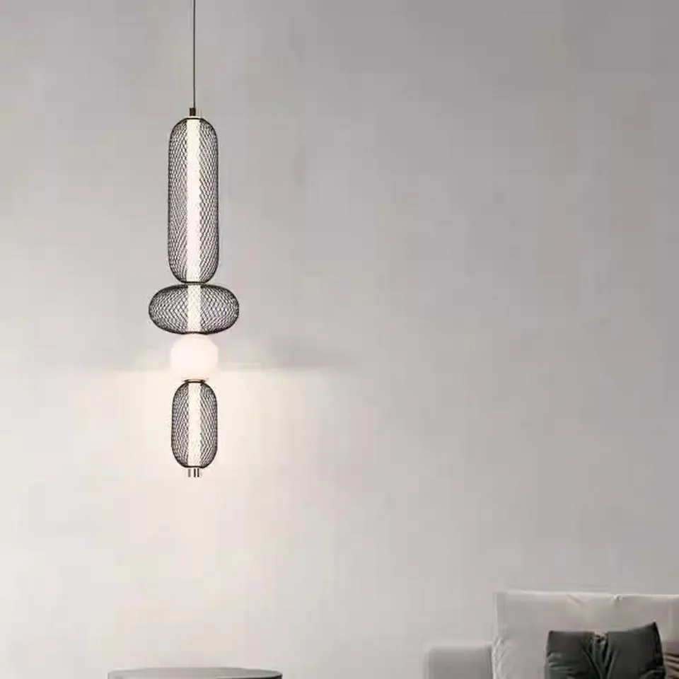 Alessandro Design LM551/4BK lustra LED suspendata neagra 24W