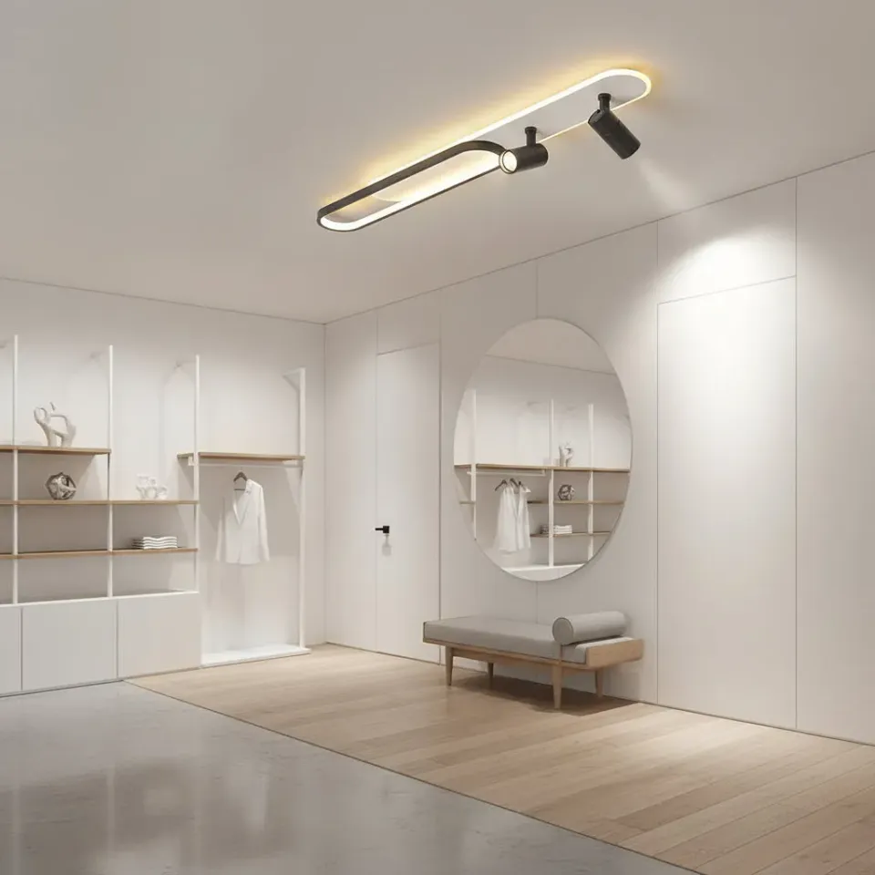 Alessandro Design Fisso Camilla lustra LED 69W neagra