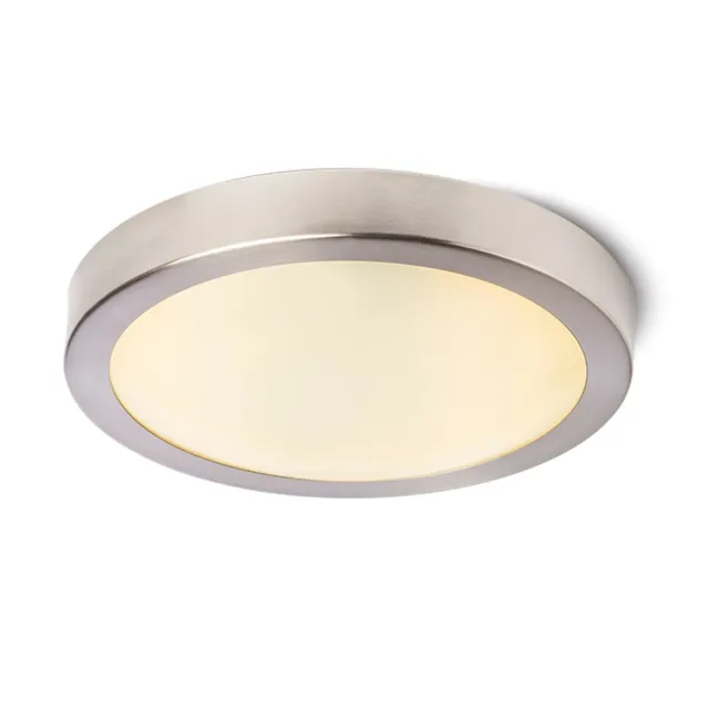 Rendl Light Studio Barry plafoniera baie nichel mat rotunda