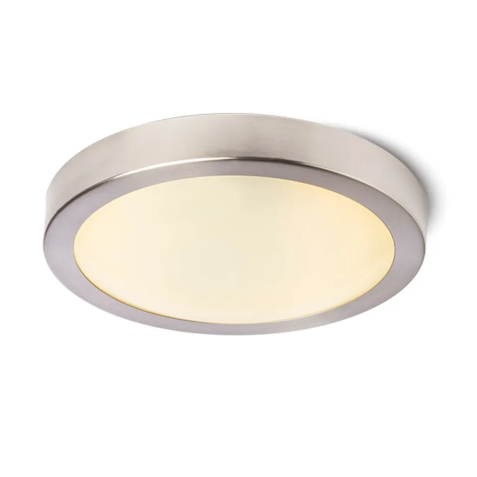 Rendl Light Studio Barry plafoniera baie nichel mat rotunda