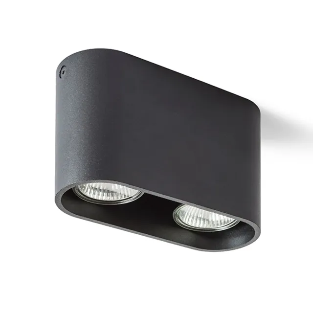 Rendl Mantova II spot GU10 negru mat