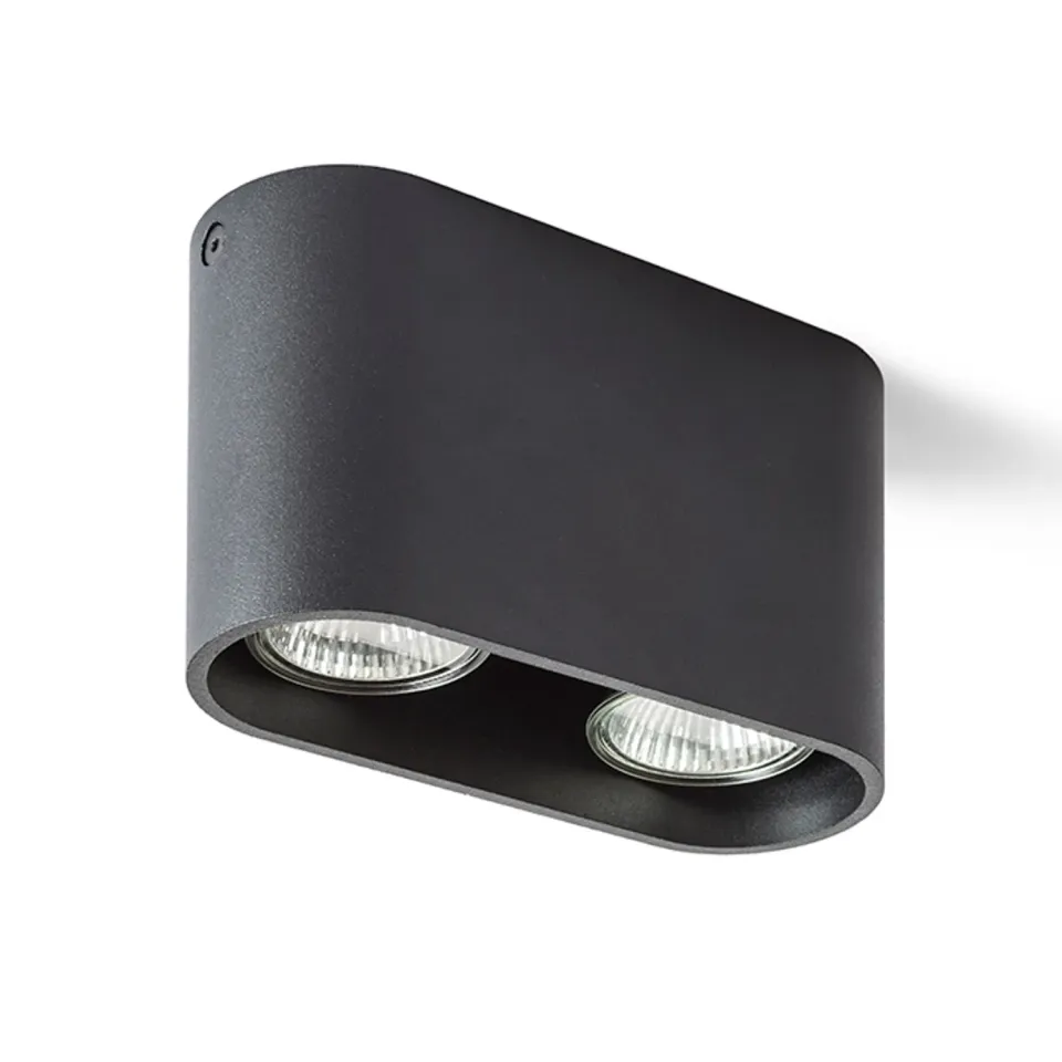 Rendl Mantova II spot GU10 negru mat