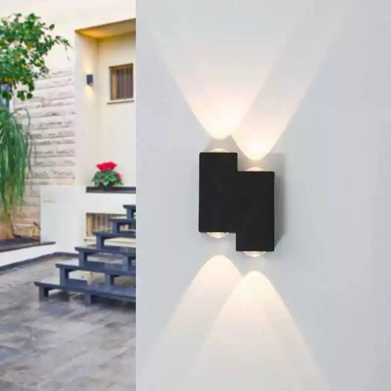 Alessandro Design AX232 aplica LED exterior neagra 4W 3000K