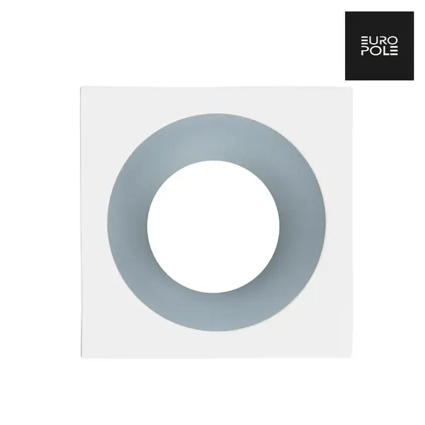 Aurora LED UP ramă pătrată 82x82mm alb mat