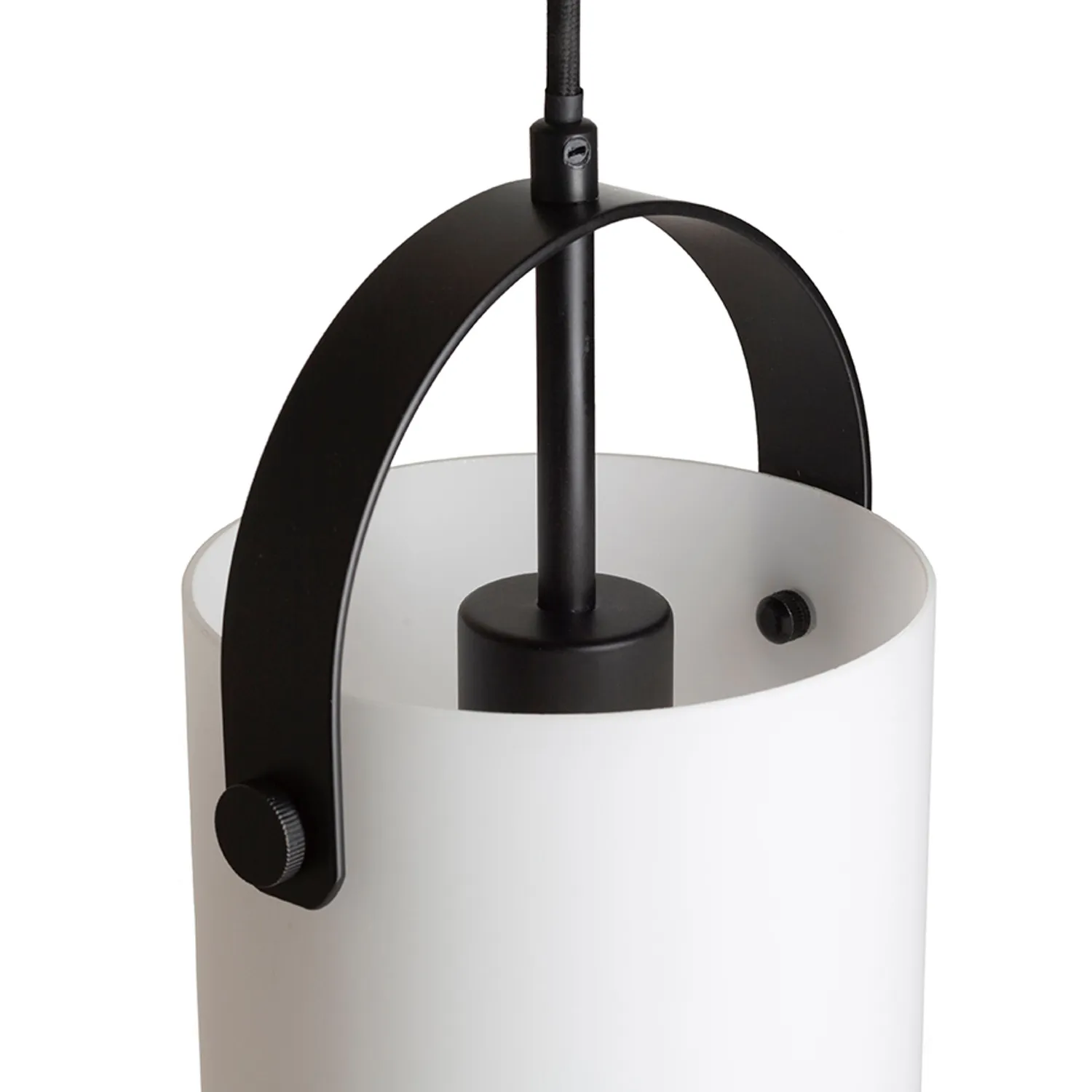 Rendl Julietta 16 pendul sticlă opal negru