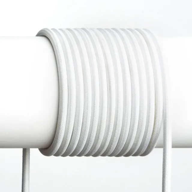 Rendl Light Studio Fit cablu textil alb la metru