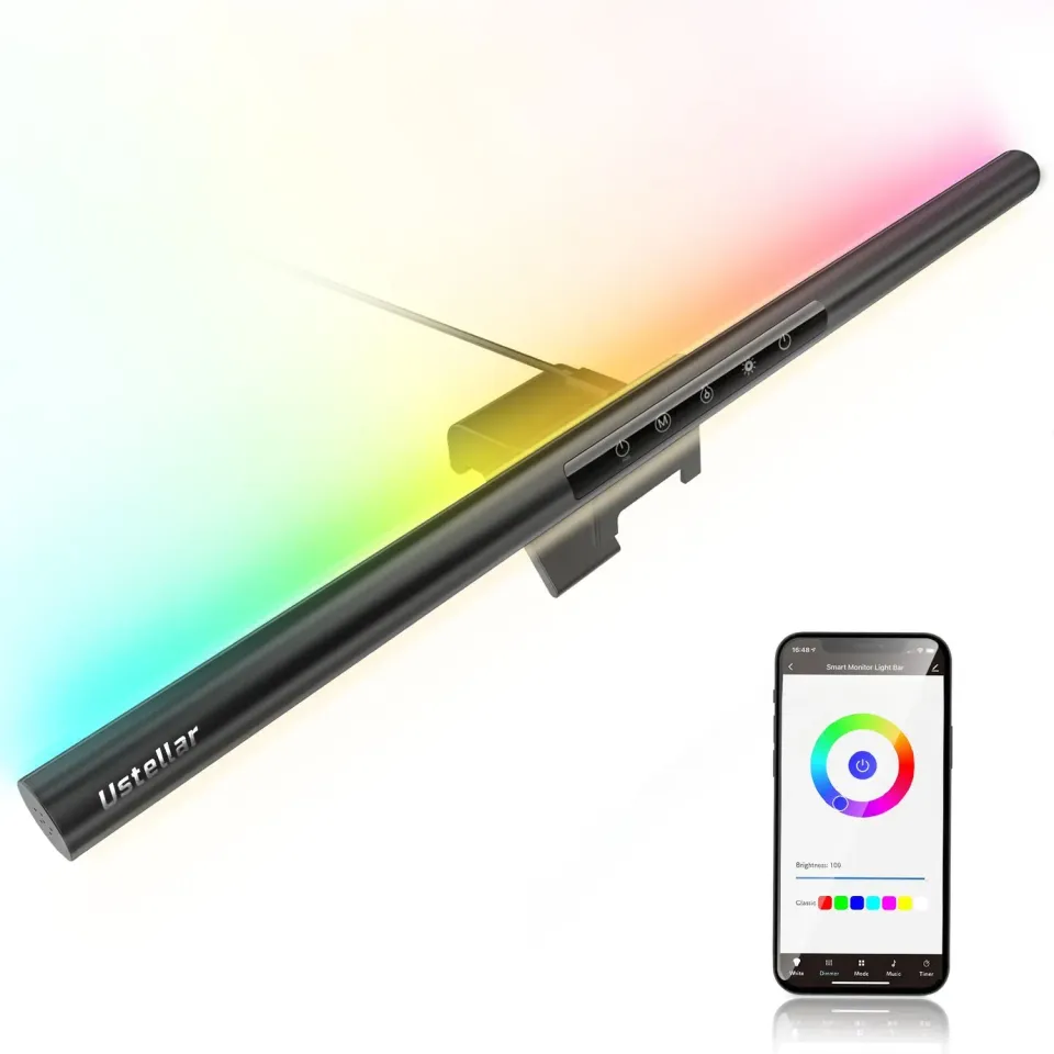 Ustellar Smart Bara LED monitor RGB reglabila