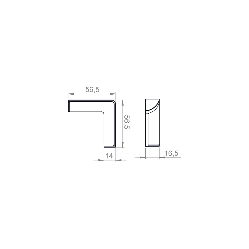 Furnika QUAD Quad-C distribuitor LED 4 cai