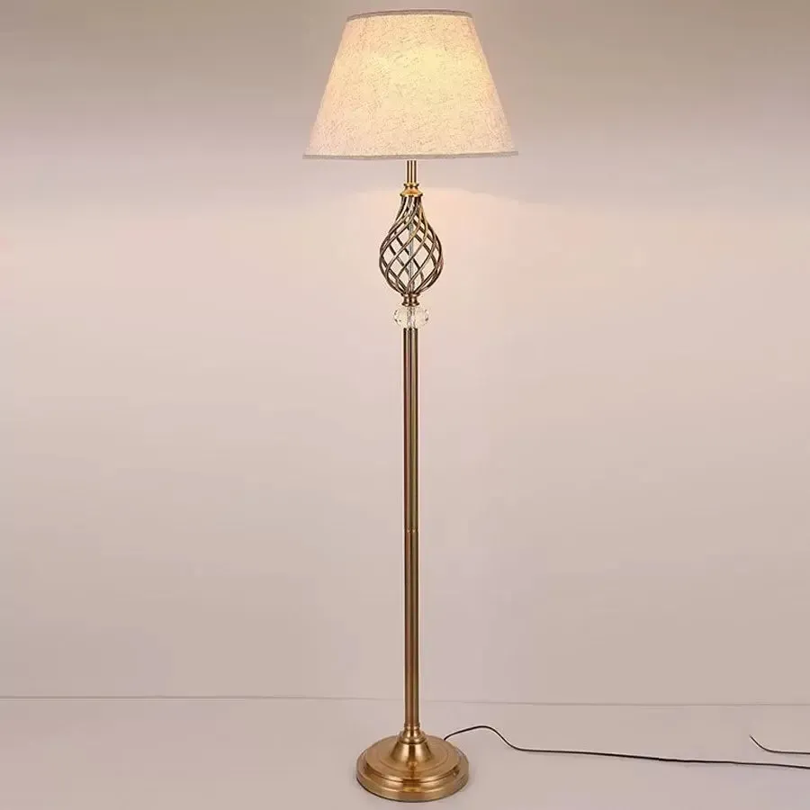 Alessandro Design Brixton lampadar auriu E27 165cm