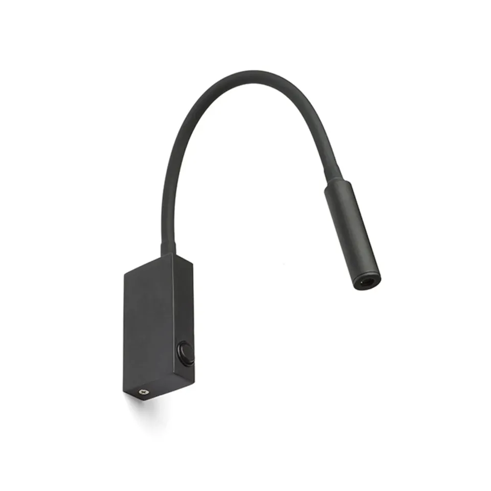 Rendl Light Studio EKE spot LED aplica negru cu brat flexibil
