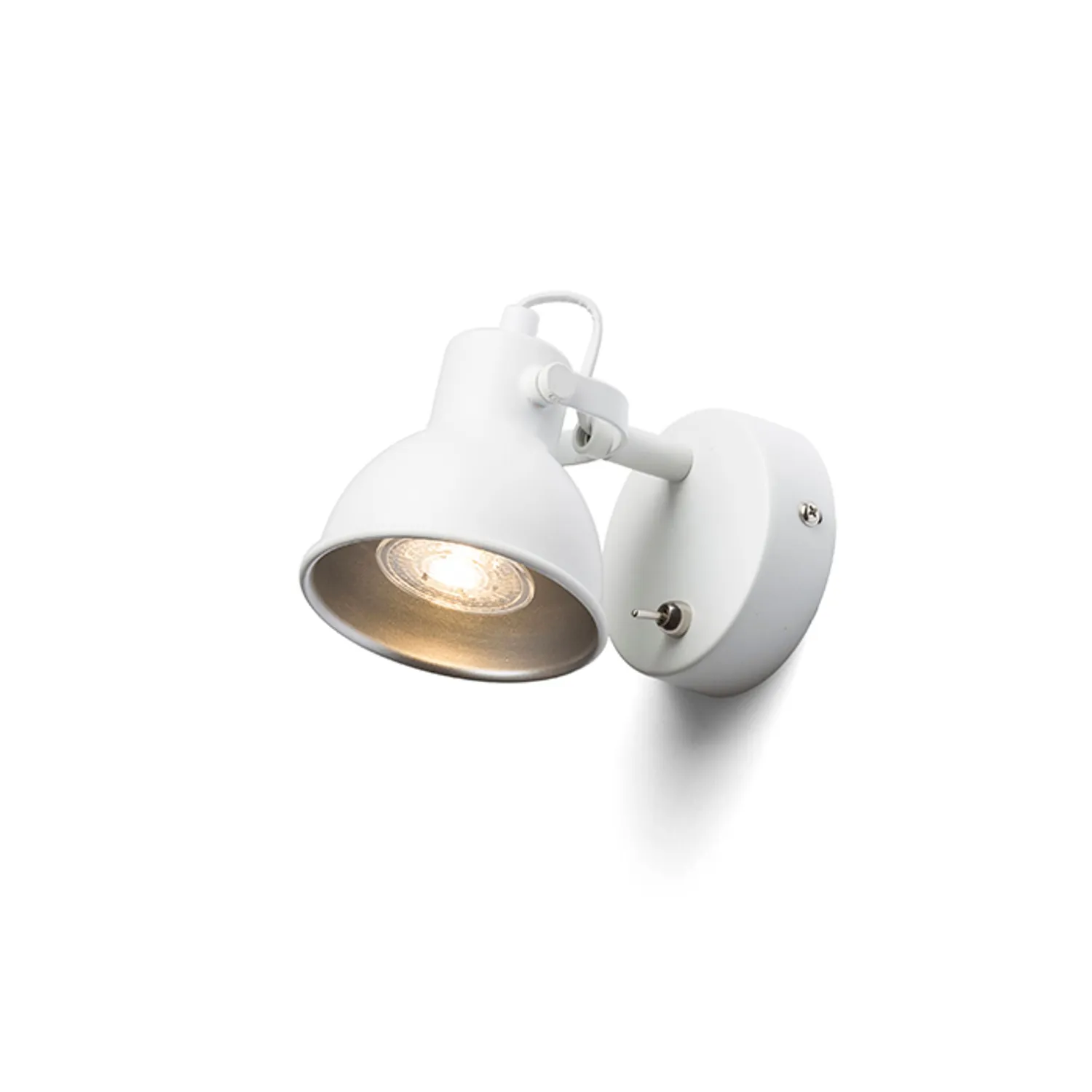 Rendl Light Studio Rosita I aplică perete GU10 alb gri retro