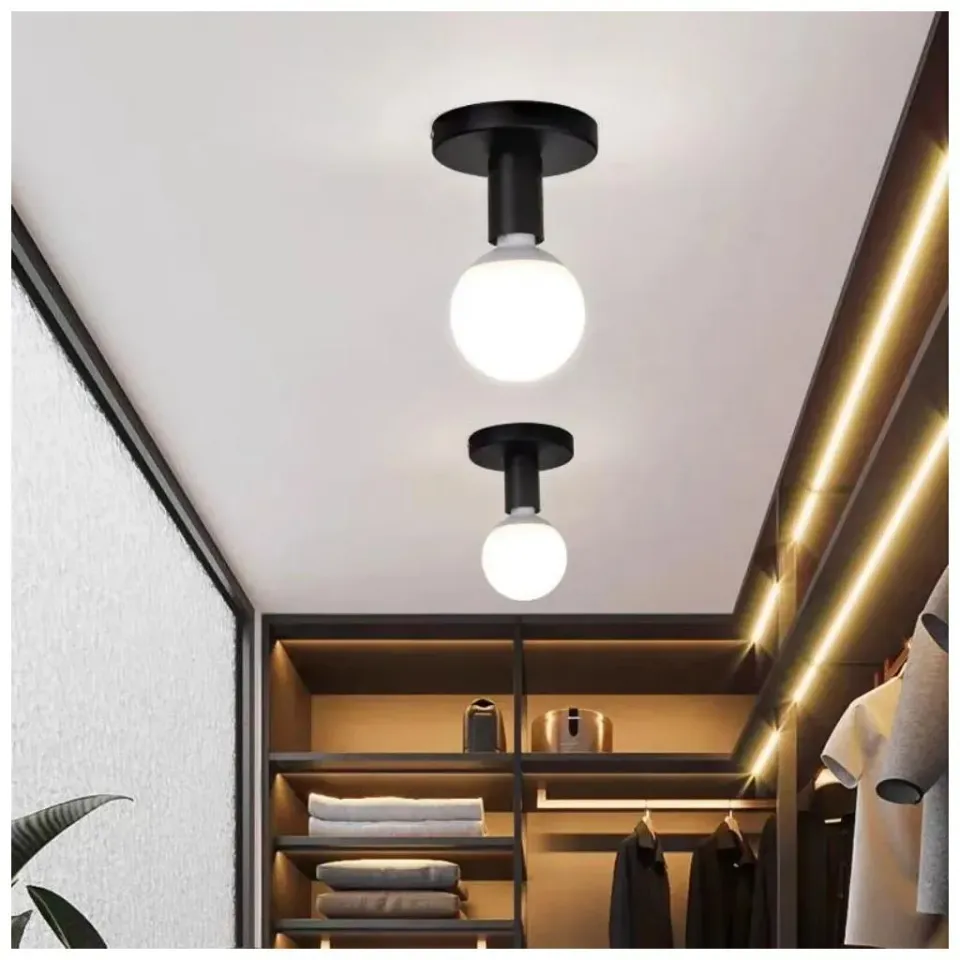 Alessandro Design Modernist Mono 1x E27 lustra neagra