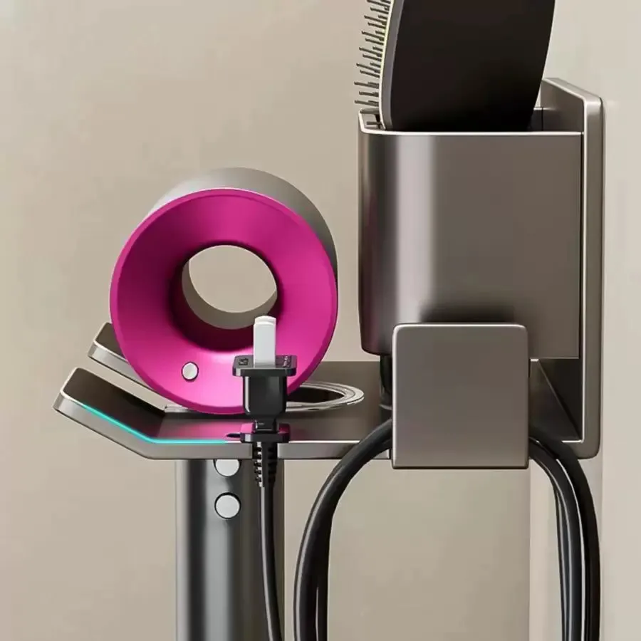 Alessandro Design Feon suport uscator par baie gri metalic